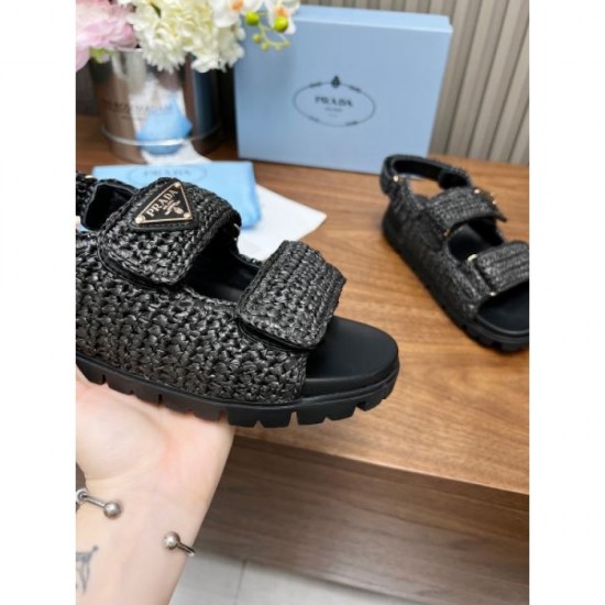 2024SS Latest ☆ Very popular ☆ Hot topic PRADA Prada women's sandals