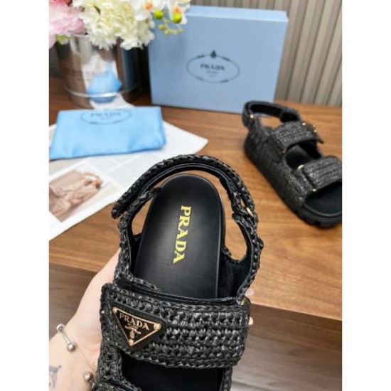 2024SS Latest ☆ Very popular ☆ Hot topic PRADA Prada women's sandals