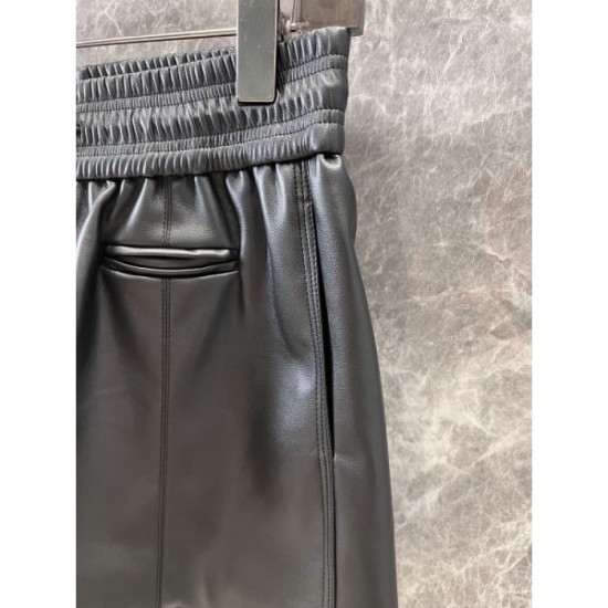 CELINE Leather Pants 2024FW Great value for this season