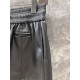 CELINE Leather Pants 2024FW Great value for this season