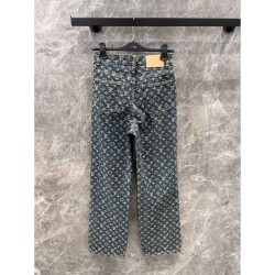 LOUIS VUITTON Jeans 2024FW Adult-like texture