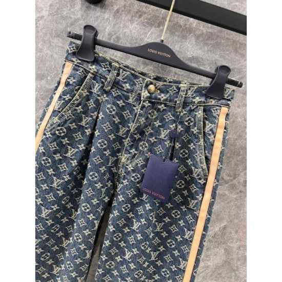 LOUIS VUITTON Jeans 2024FW Adult-like texture