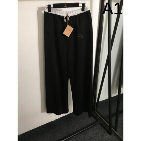 MIU MIU Wide Pants 2024FW Long-lasting