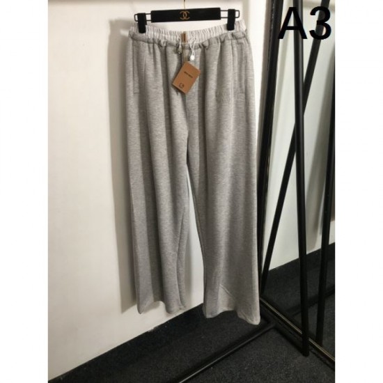 MIU MIU Wide Pants 2024FW Long-lasting