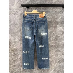 MIU MIU Miu Miu Jeans 2024FW Latest Autumn/Winter Works Are Sure to Sold Out