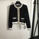 BALMAIN Balmain knit cardigan 2024FW Beautiful color check autumn/winter