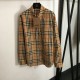 BURBERRY Burberry long sleeve shirt 2024FW Popular new item for this winter