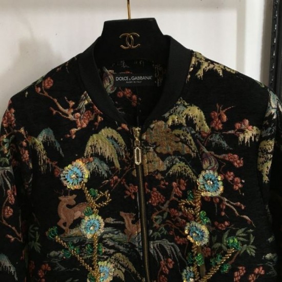 DOLCE & GABBANA Dolce & Gabbana coat 2024FW Lovely coordination attracts attention