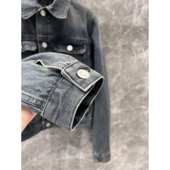 DIOR Dior denim coat 2024FW Autumn/Winter super popular In stock on hand