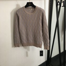 FENDI Long Sleeve Knit 2024FW Now very popular among celebrities