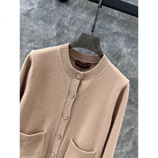 GUCCI Gucci Knit Cardigan 2024FW Fashionable by incorporating trends