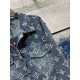 LOUIS VUITTON Louis Vuitton Denim Coat 2024FW Enjoy fashion!