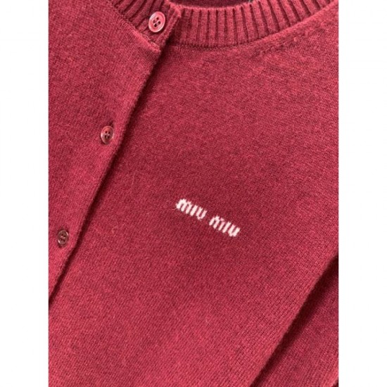 MIU MIU Knit Cardigan 2024FW Limited item delivered from overseas