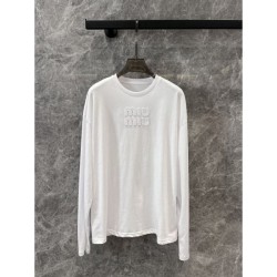 MIU MIU Long sleeve T-shirt 2024FW Popular items of interest