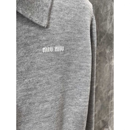 MIU MIU Knit Cardigan 2024FW Highly conspicuous new item