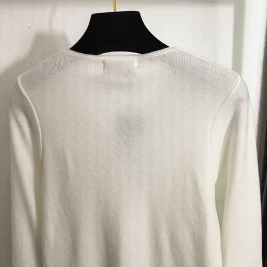 YSL Yves Saint Laurent Pullover Knit 2024FW Vintage Feel