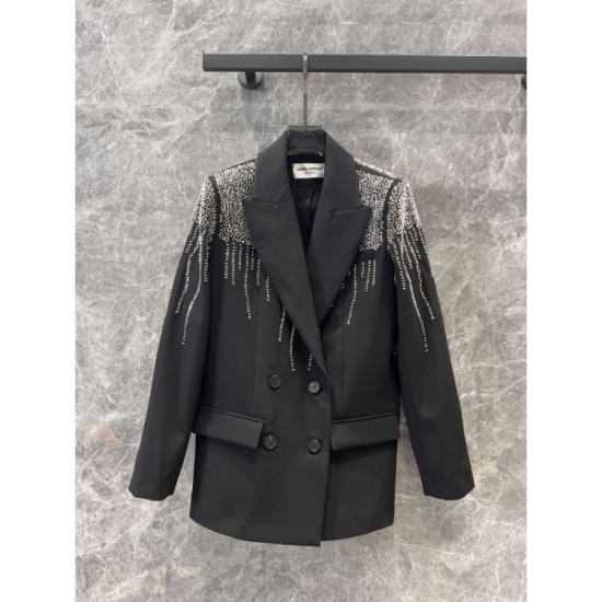 YSL Yves Saint Laurent Coat 2024FW Latest Popular Topic