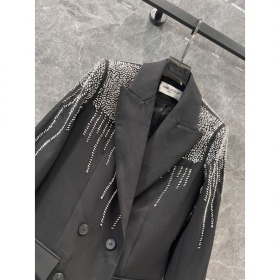 YSL Yves Saint Laurent Coat 2024FW Latest Popular Topic