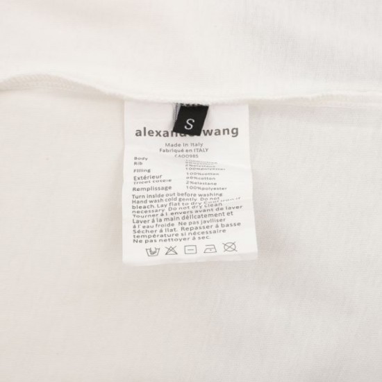 2024SS Overwhelming approval rating ALEXANDER WANG Men's short sleeve T-shirt