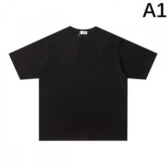 2024SS Sale at Attractive Price CELINE Men's Short Sleeve T-Shirt