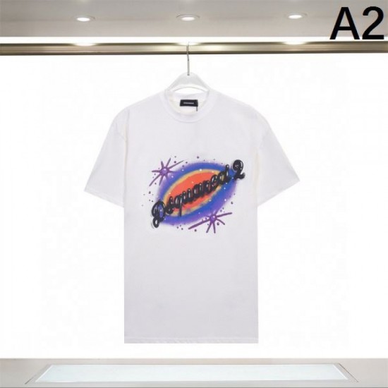 2024SS Gorgeous Atmosphere DSQUARED2 Short Sleeve T-Shirt