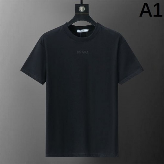 2024SS PRADA short sleeve T-shirt for a modern style