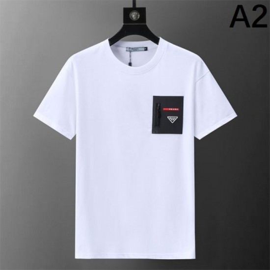 2024SS Item with perfect presence PRADA Short sleeve T-shirt