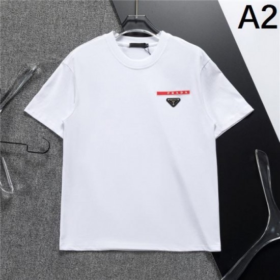 2024SS Classic Street Style PRADA Short Sleeve T-shirt