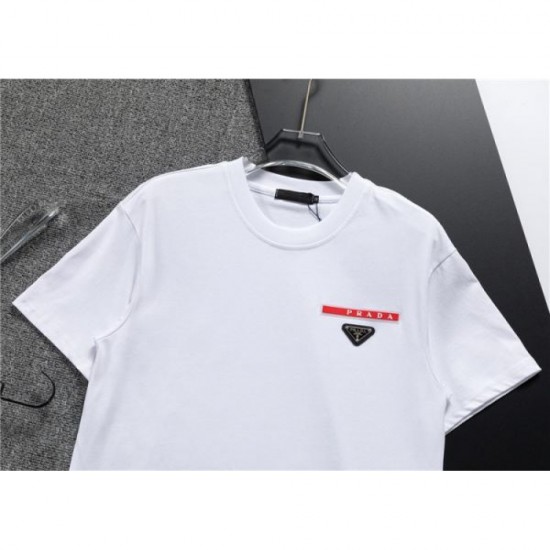 2024SS Classic Street Style PRADA Short Sleeve T-shirt