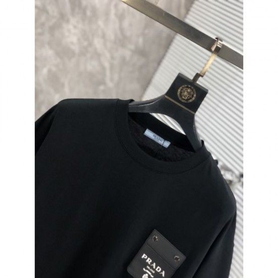 2024SS PRADA short sleeve T-shirt loved by celebrities and celebrities