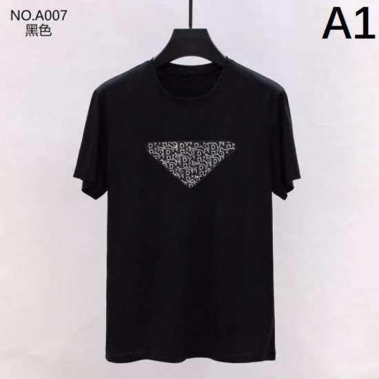 2024SS Summer new product that will be loved by many PRADA Short sleeve T-shirt