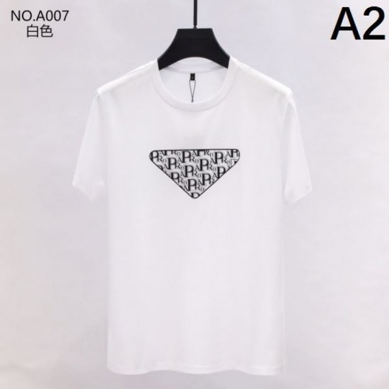 2024SS Summer new product that will be loved by many PRADA Short sleeve T-shirt