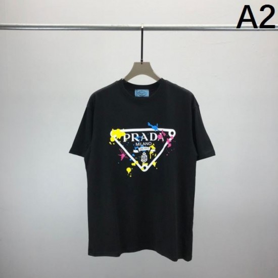 2024SS This season's explosively popular standard product PRADA Short sleeve T-shirt