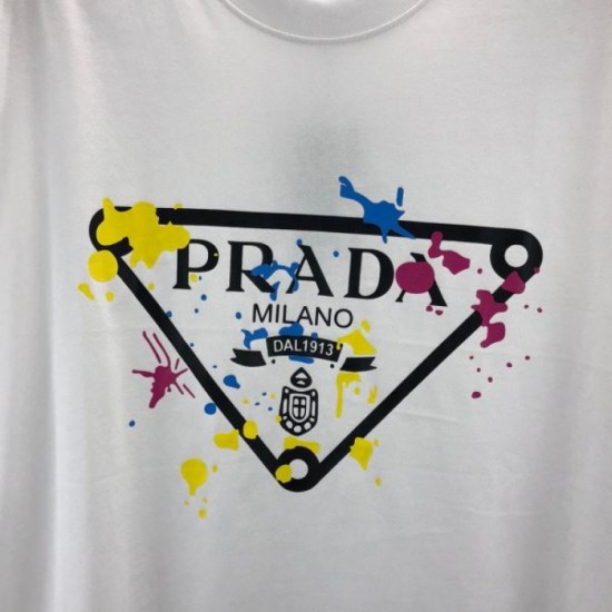 2024SS This season's explosively popular standard product PRADA Short sleeve T-shirt