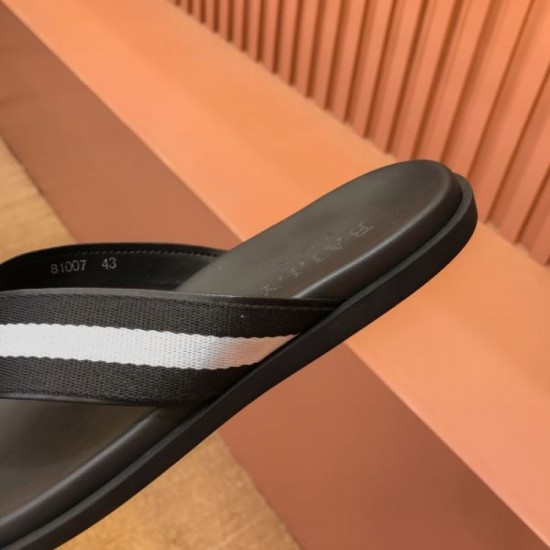 BALLY 2024SS men's slippers that give the impression of a fashionable expert