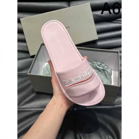 BALENCIAGA Balenciaga 2024SS Men's Slippers in Colors that Can Be Mixed and Matched