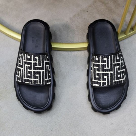 BALMAIN 2024SS men's slippers that are now very popular among celebrities