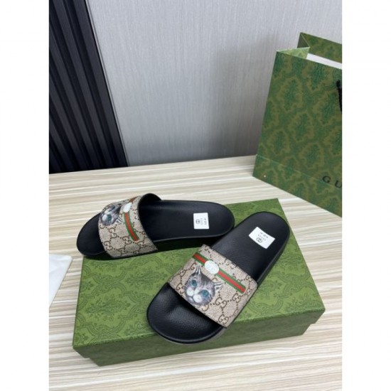 GUCCI Gucci This season's explosively popular standard product 2024SS Men's slippers