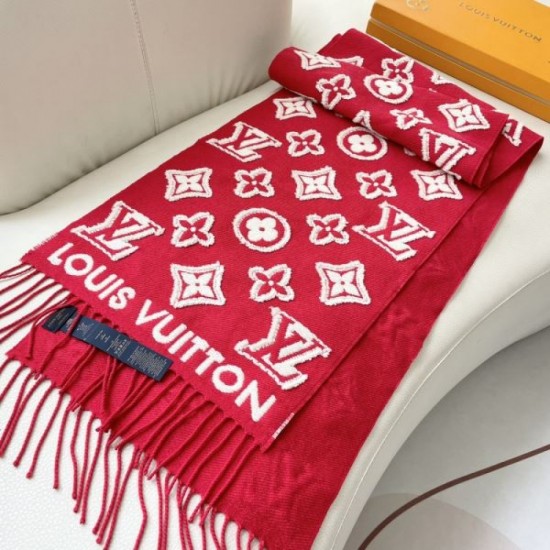 2024FW Scarf LOUIS VUITTON Louis Vuitton New Autumn/Winter New Items at Local Prices