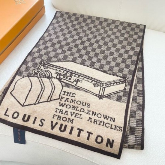 2024FW Scarf LOUIS VUITTON Louis Vuitton Great value for this season