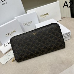 CELINE 2024SS Popular Item in Magazines and Towns Long Wallet