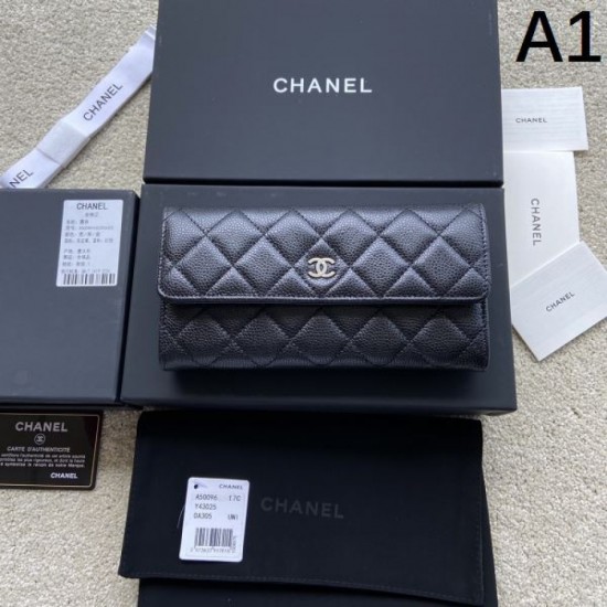 CHANEL 2024FW This season's brand long wallet