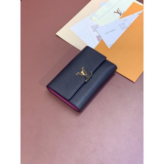 LOUIS VUITTON 2024FW Adult-like texture tri-fold wallet