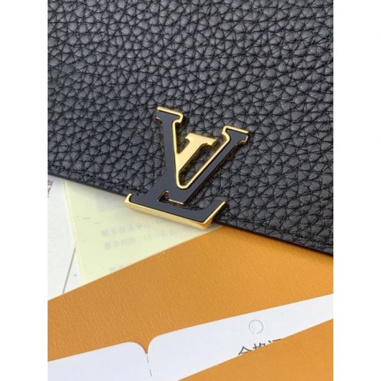 LOUIS VUITTON 2024FW Adult-like texture tri-fold wallet