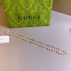 GUCCI Gucci Magazine and Street Popular Item 2024SS Necklace