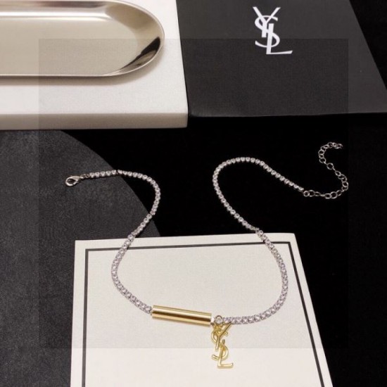 YSL Yves Saint Laurent latest and guaranteed to be sold out 2024SS necklace