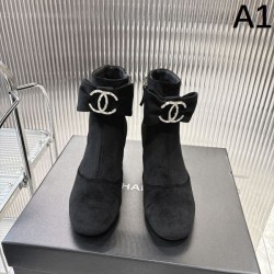 CHANEL 2024FW Women's Boots New Colors in Fashion