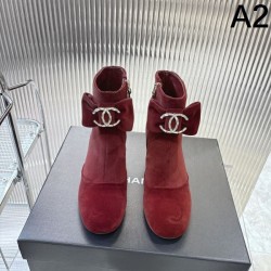 CHANEL 2024FW Women's Boots New Colors in Fashion