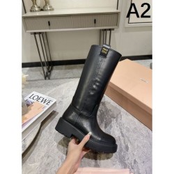 MIU MIU 2024FW Women's boots Great for the fall/winter period