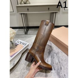 MIU MIU 2024FW Women's Boots New Arrival for Autumn/Winter